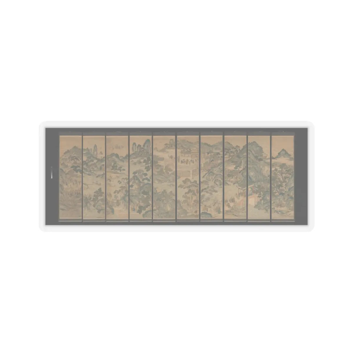 Unidentified artist - Mythical landscape with immortals - 19th century v1 - STICKER Vinyl Kiss-Cut Decal
