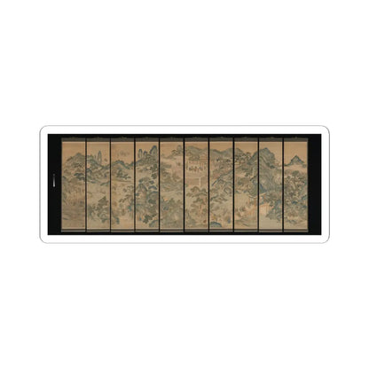 Unidentified artist - Mythical landscape with immortals - 19th century v1 - STICKER Vinyl Kiss-Cut Decal