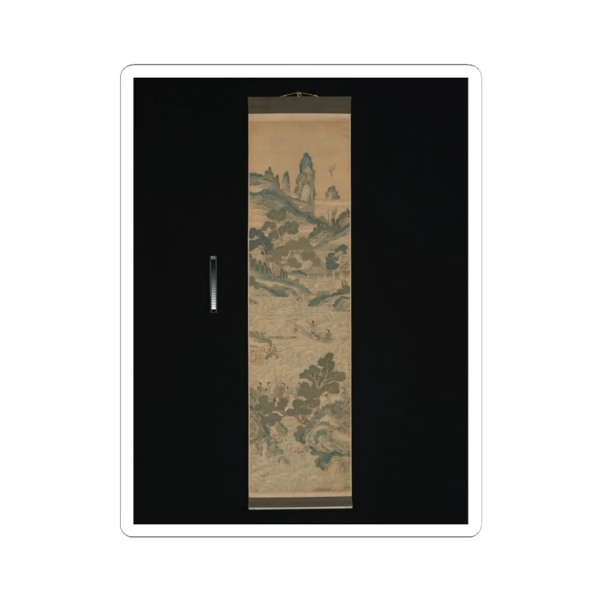 Unidentified artist - Mythical landscape with immortals - 19th century v10 - STICKER Vinyl Kiss-Cut Decal