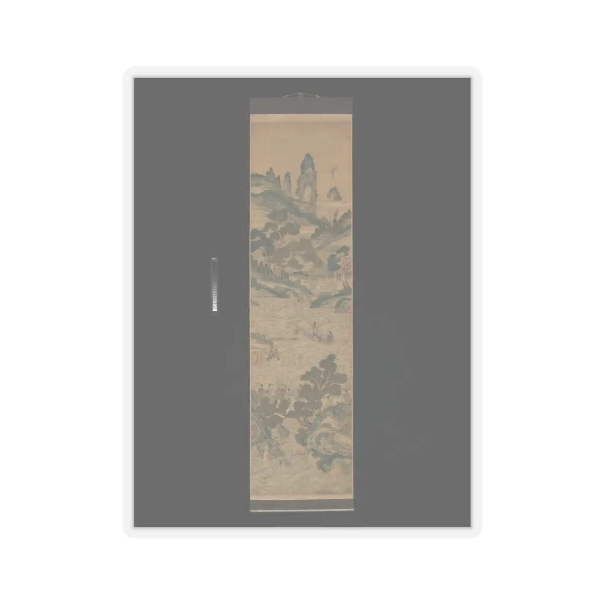 Unidentified artist - Mythical landscape with immortals - 19th century v10 - STICKER Vinyl Kiss-Cut Decal