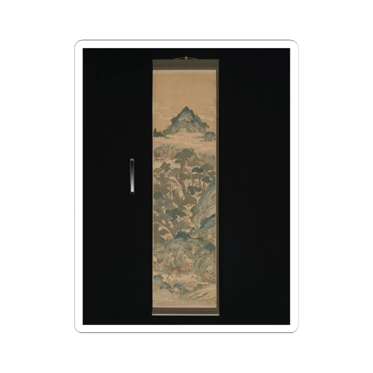 Unidentified artist - Mythical landscape with immortals - 19th century v2 - STICKER Vinyl Kiss-Cut Decal