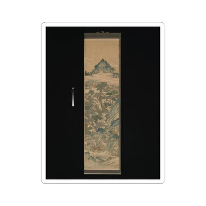 Unidentified artist - Mythical landscape with immortals - 19th century v2 - STICKER Vinyl Kiss-Cut Decal