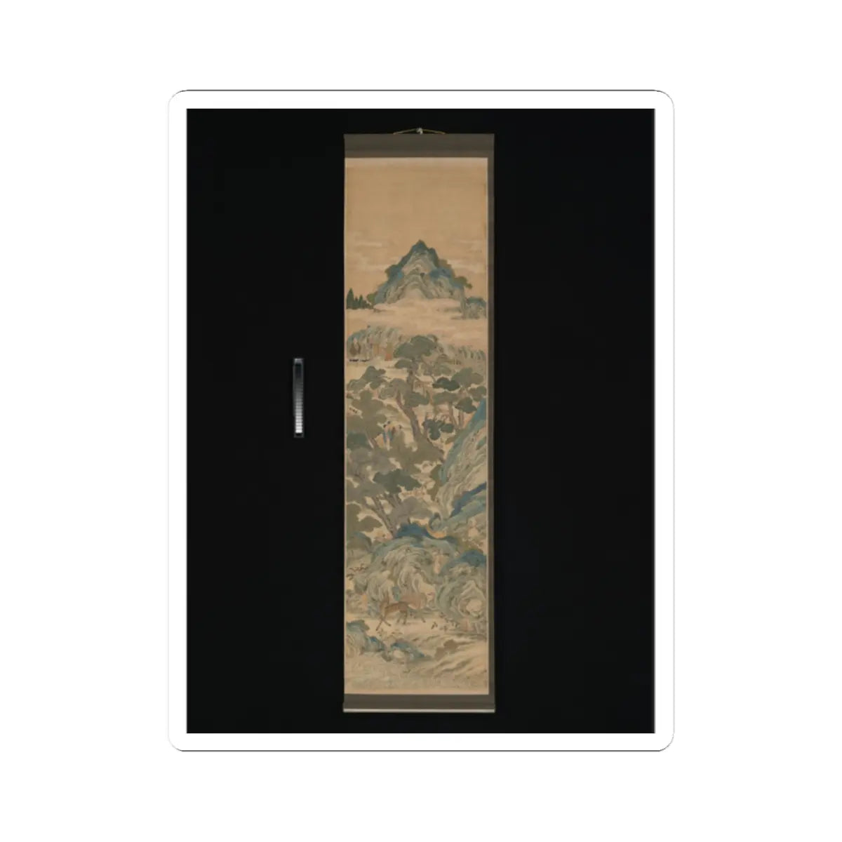 Unidentified artist - Mythical landscape with immortals - 19th century v2 - STICKER Vinyl Kiss-Cut Decal
