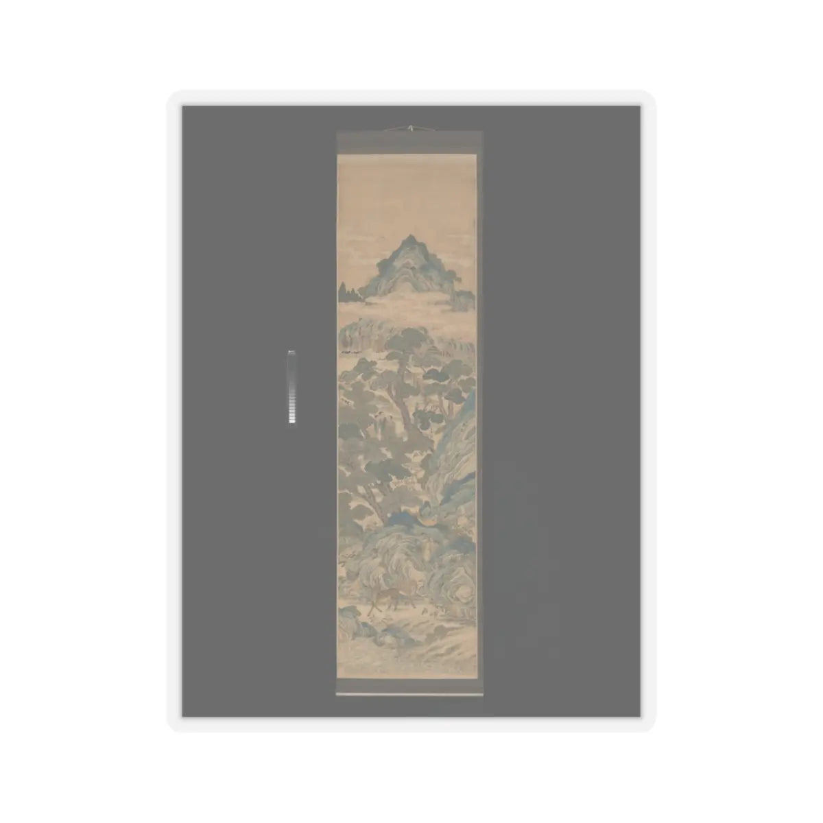 Unidentified artist - Mythical landscape with immortals - 19th century v2 - STICKER Vinyl Kiss-Cut Decal