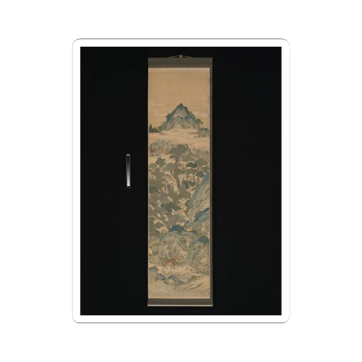 Unidentified artist - Mythical landscape with immortals - 19th century v2 - STICKER Vinyl Kiss-Cut Decal