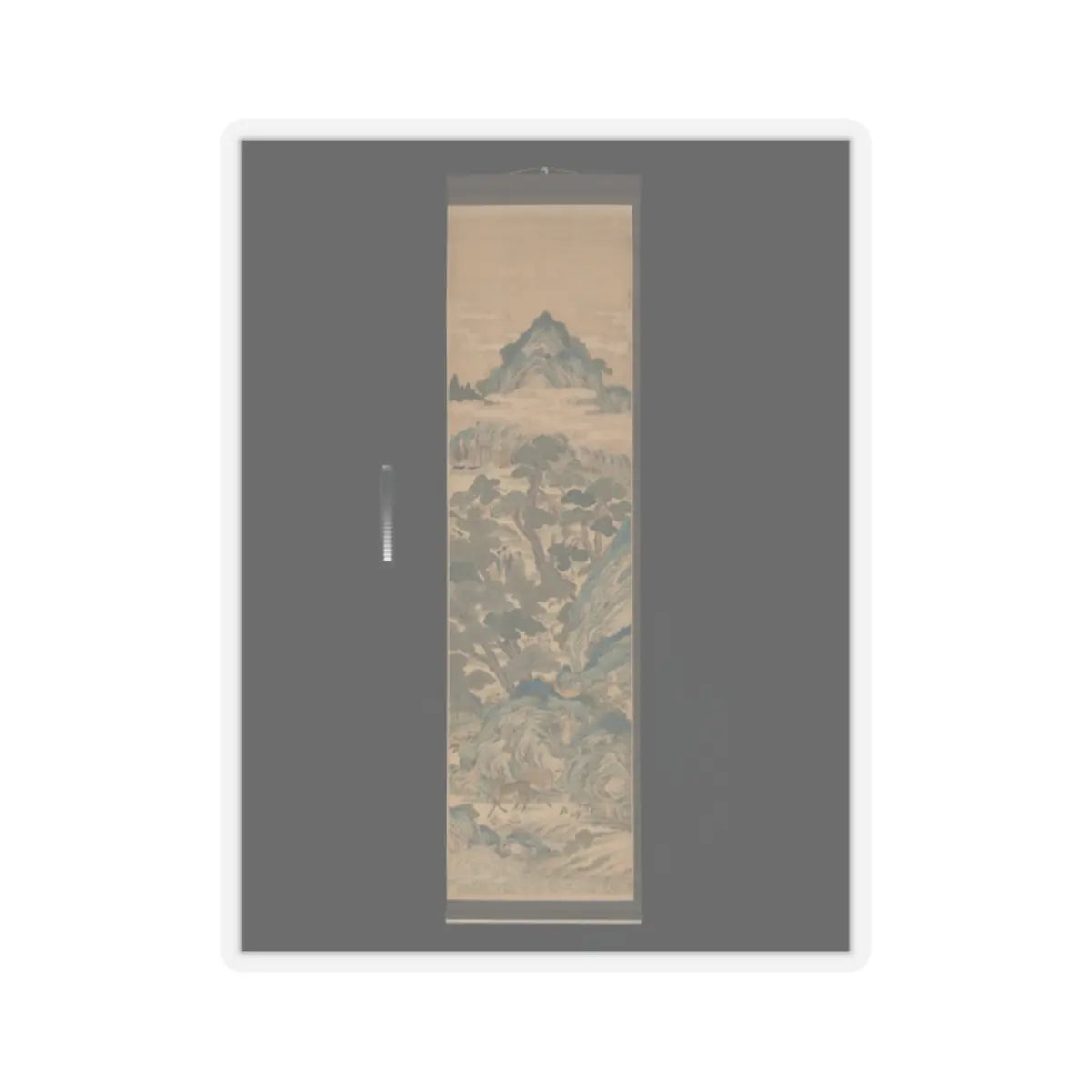 Unidentified artist - Mythical landscape with immortals - 19th century v2 - STICKER Vinyl Kiss-Cut Decal