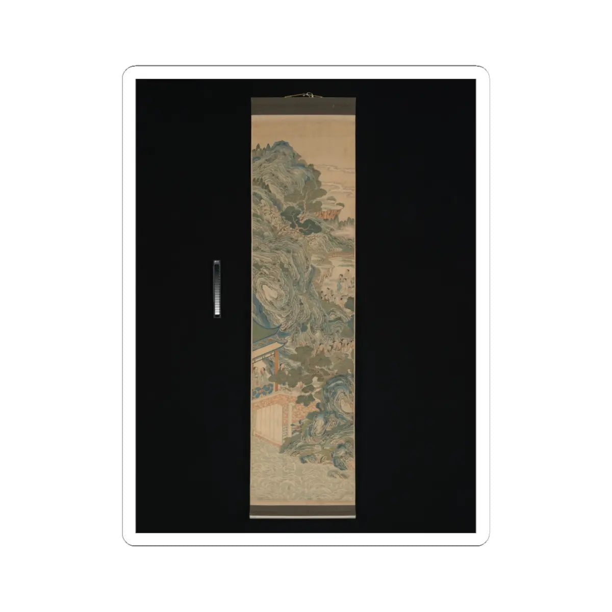 Unidentified artist - Mythical landscape with immortals - 19th century v3 - STICKER Vinyl Kiss-Cut Decal