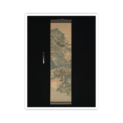 Unidentified artist - Mythical landscape with immortals - 19th century v3 - STICKER Vinyl Kiss-Cut Decal