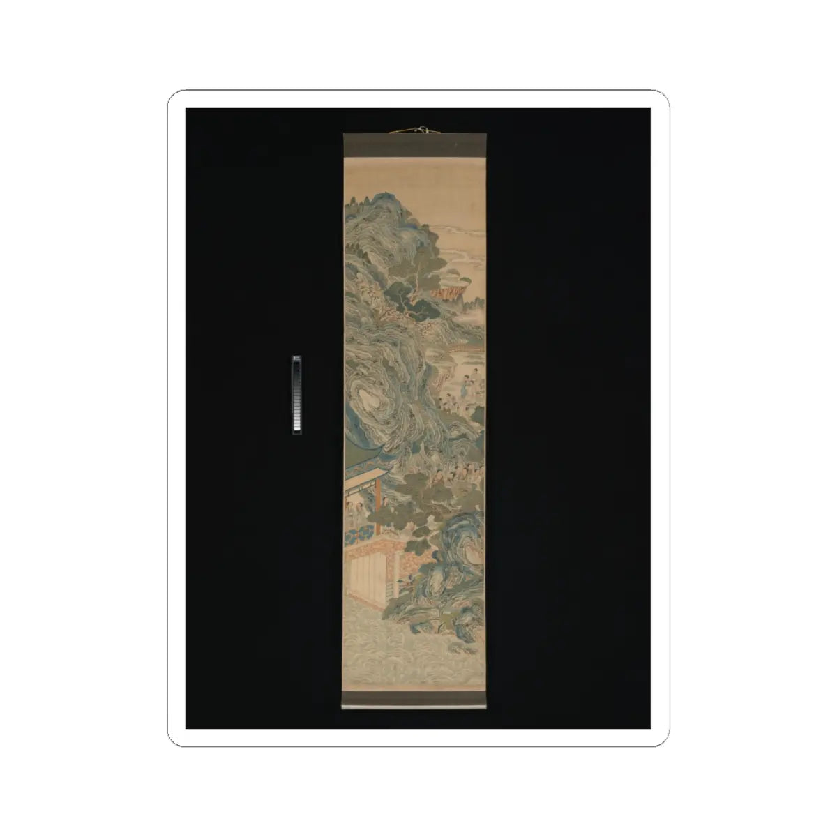 Unidentified artist - Mythical landscape with immortals - 19th century v3 - STICKER Vinyl Kiss-Cut Decal