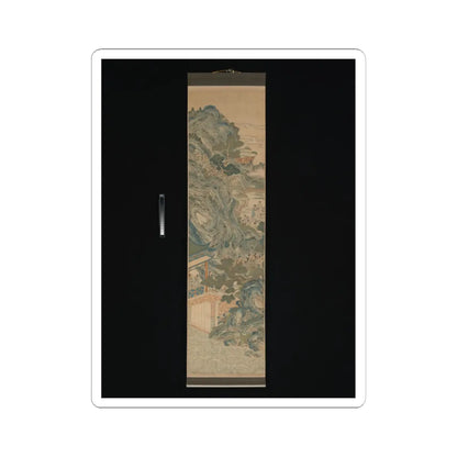 Unidentified artist - Mythical landscape with immortals - 19th century v3 - STICKER Vinyl Kiss-Cut Decal