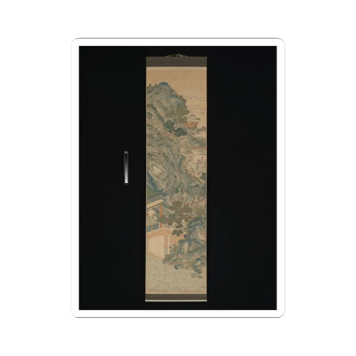 Unidentified artist - Mythical landscape with immortals - 19th century v3 - STICKER Vinyl Kiss-Cut Decal