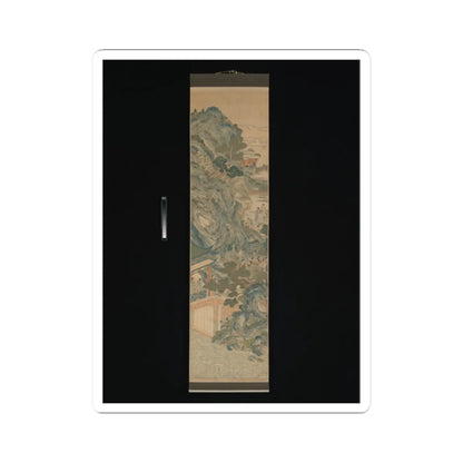Unidentified artist - Mythical landscape with immortals - 19th century v3 - STICKER Vinyl Kiss-Cut Decal