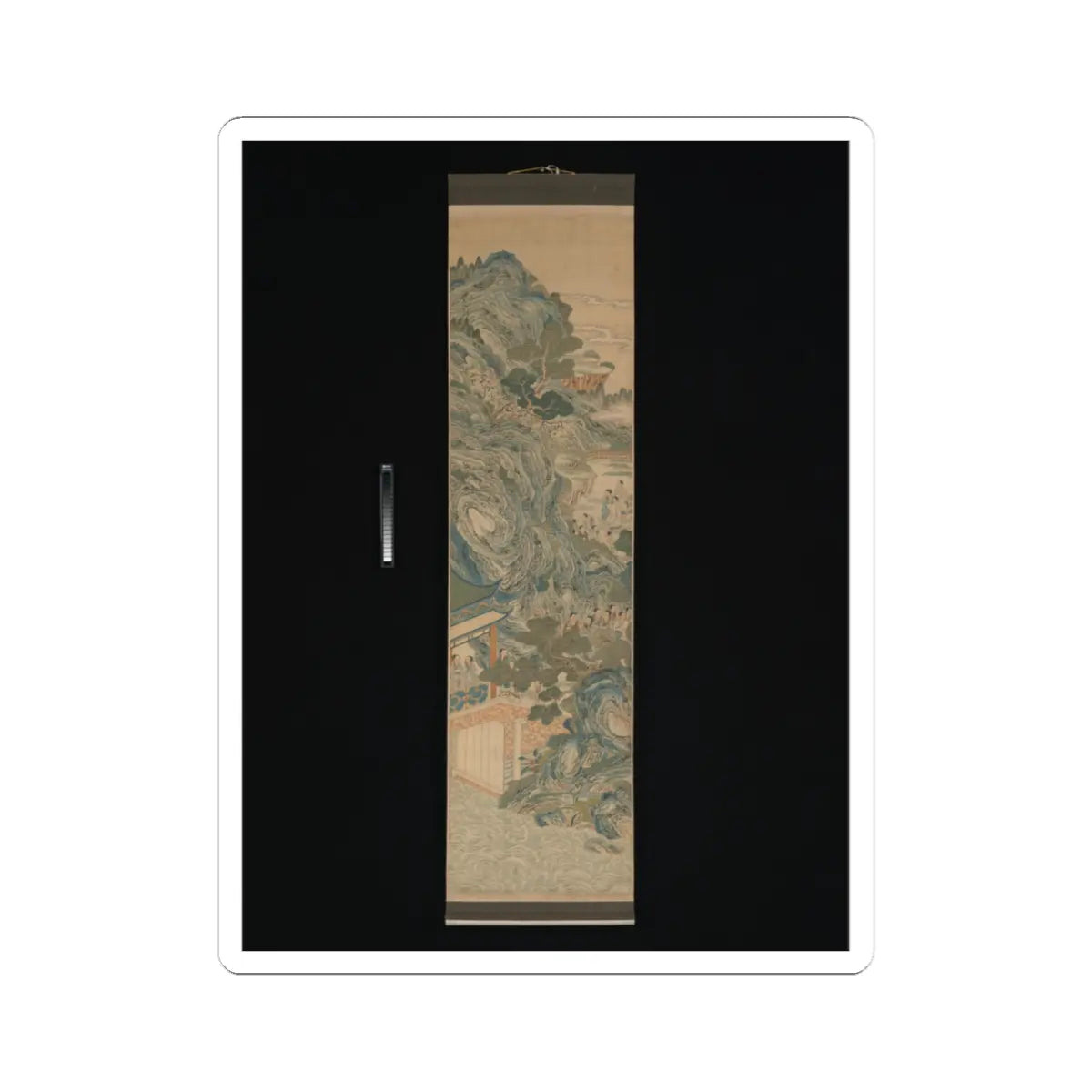 Unidentified artist - Mythical landscape with immortals - 19th century v3 - STICKER Vinyl Kiss-Cut Decal