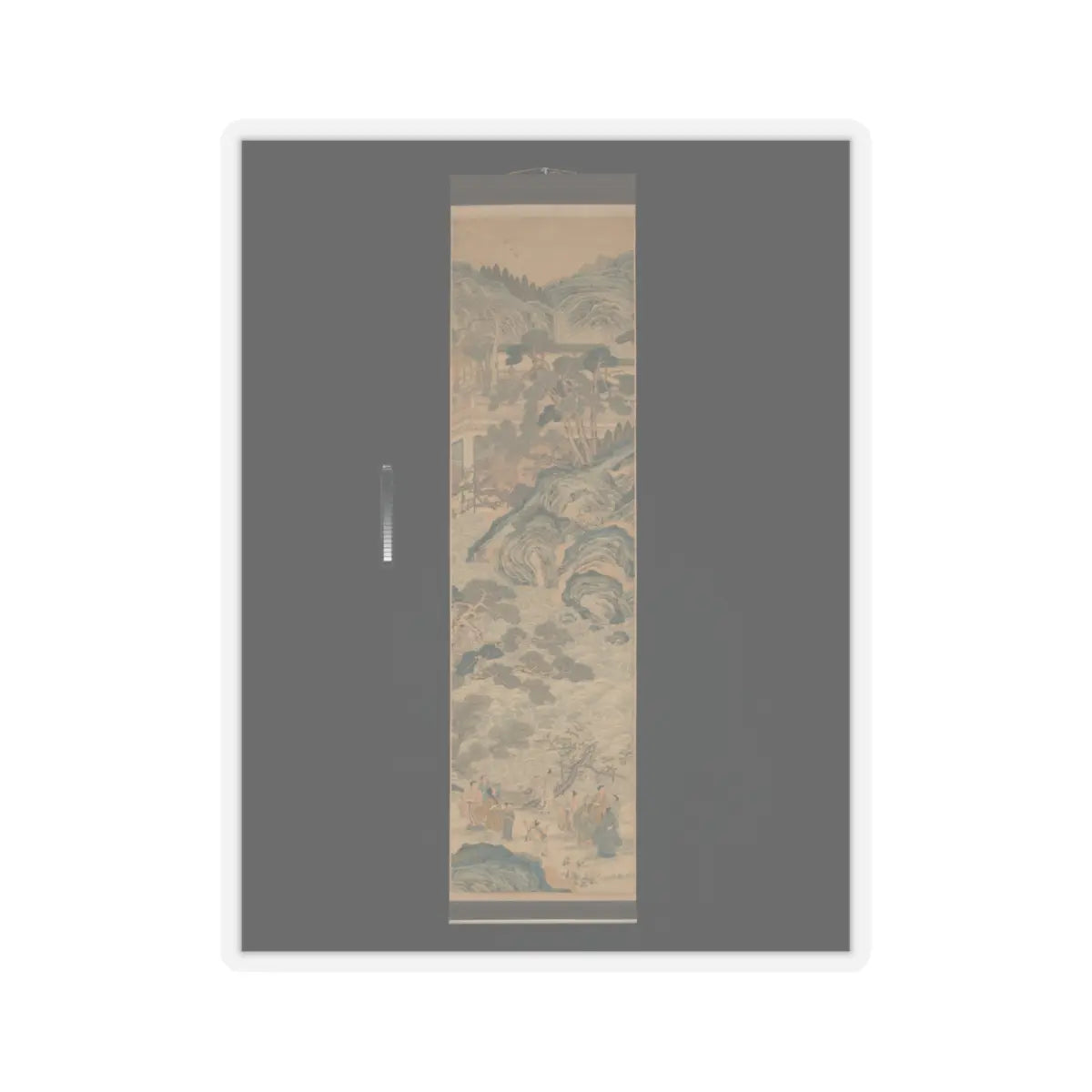Unidentified artist - Mythical landscape with immortals - 19th century v5 - STICKER Vinyl Kiss-Cut Decal