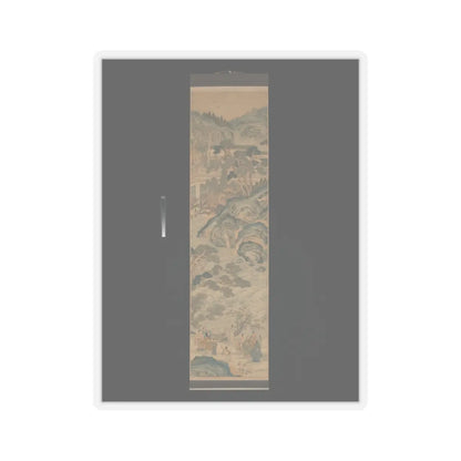 Unidentified artist - Mythical landscape with immortals - 19th century v5 - STICKER Vinyl Kiss-Cut Decal