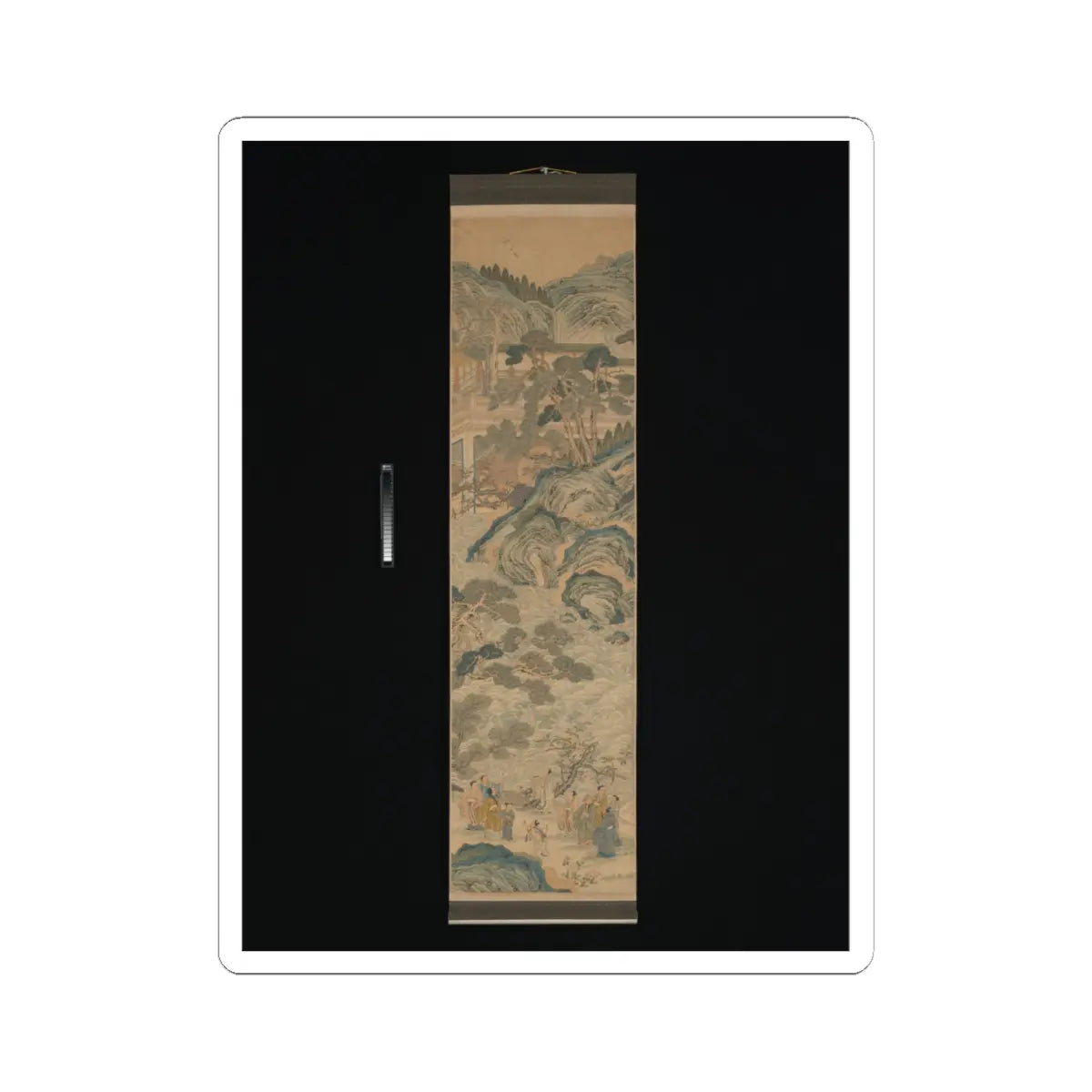 Unidentified artist - Mythical landscape with immortals - 19th century v5 - STICKER Vinyl Kiss-Cut Decal