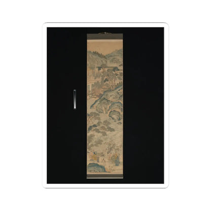 Unidentified artist - Mythical landscape with immortals - 19th century v5 - STICKER Vinyl Kiss-Cut Decal