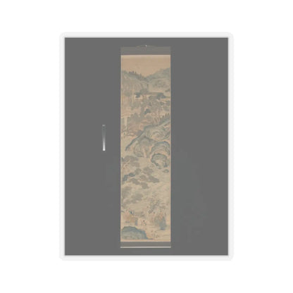 Unidentified artist - Mythical landscape with immortals - 19th century v5 - STICKER Vinyl Kiss-Cut Decal