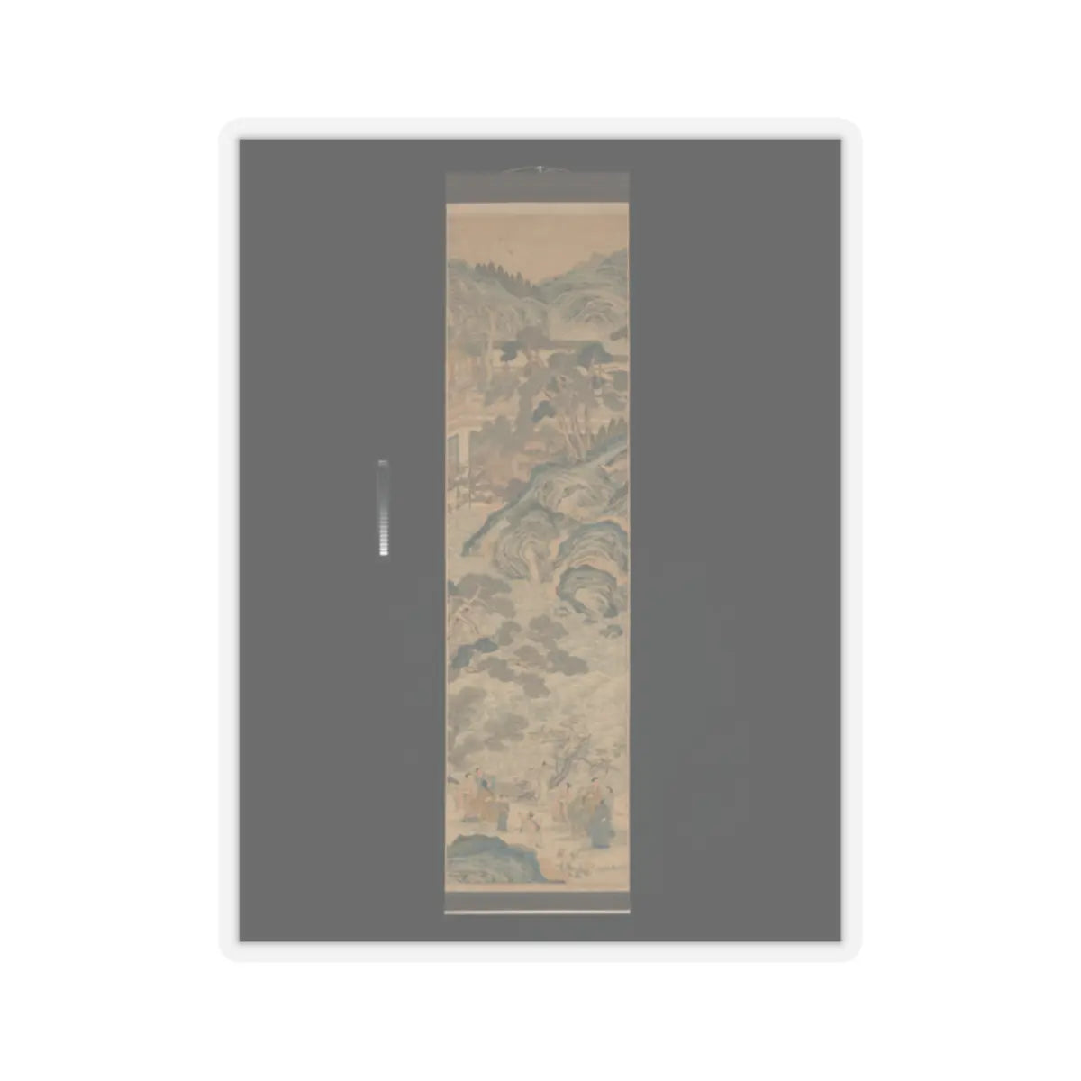 Unidentified artist - Mythical landscape with immortals - 19th century v5 - STICKER Vinyl Kiss-Cut Decal