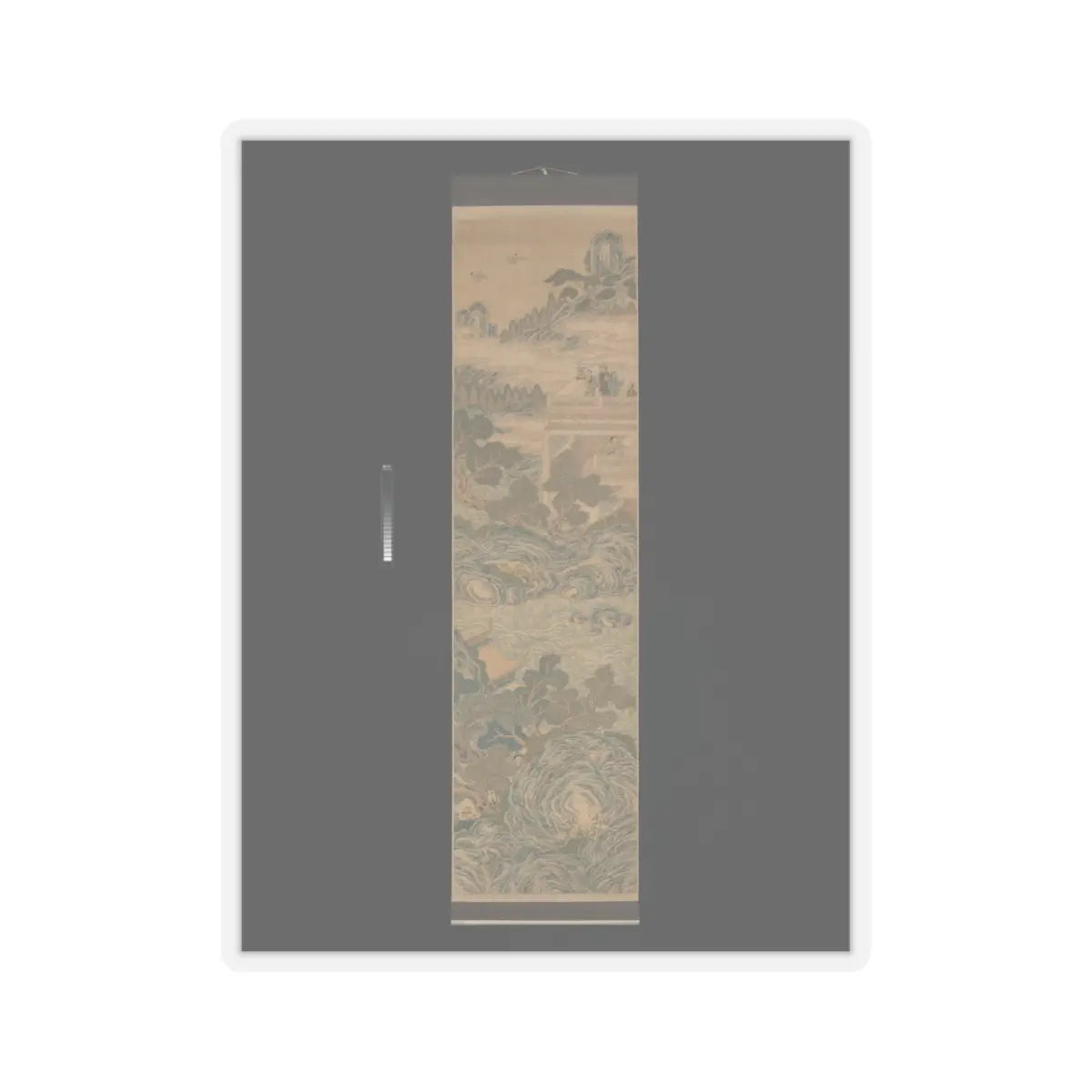 Unidentified artist - Mythical landscape with immortals - 19th century v7 - STICKER Vinyl Kiss-Cut Decal