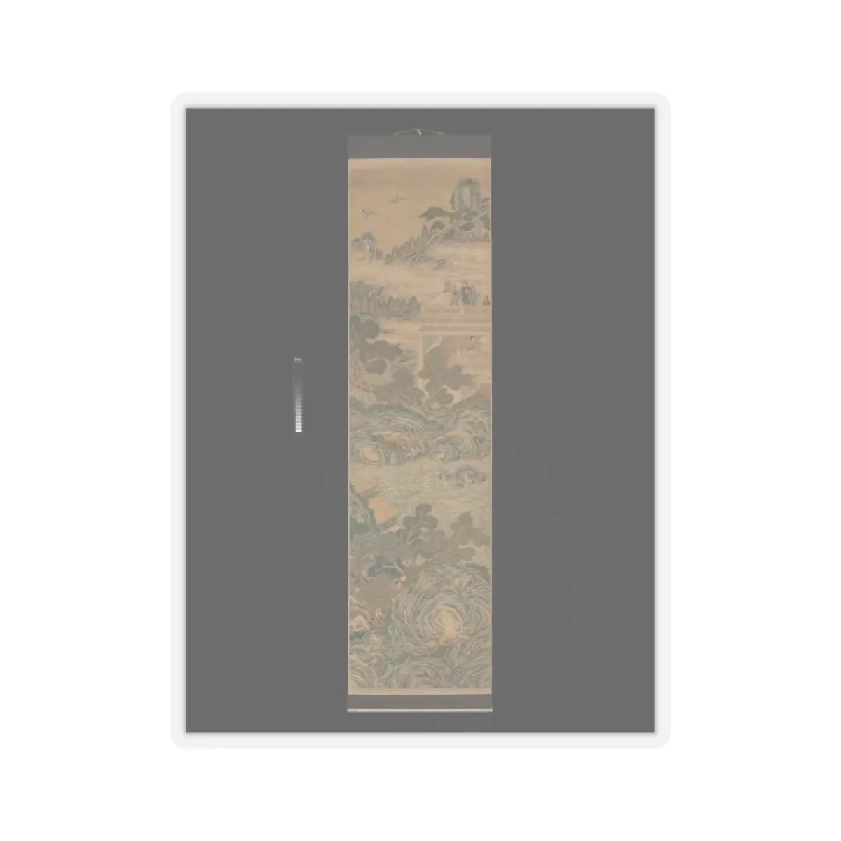 Unidentified artist - Mythical landscape with immortals - 19th century v7 - STICKER Vinyl Kiss-Cut Decal