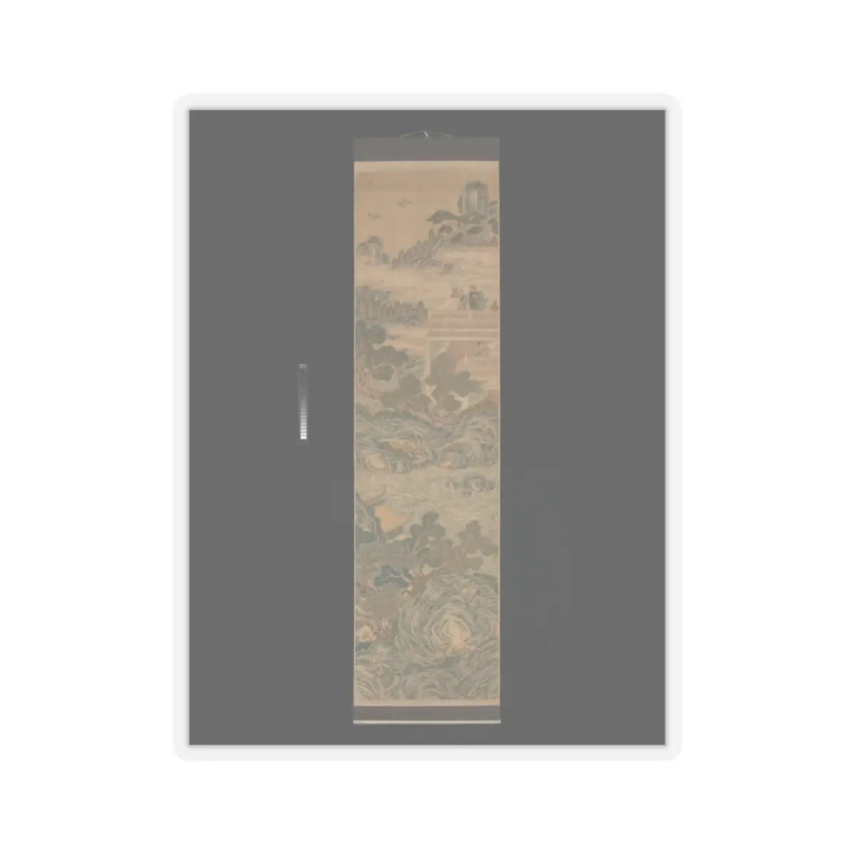 Unidentified artist - Mythical landscape with immortals - 19th century v7 - STICKER Vinyl Kiss-Cut Decal