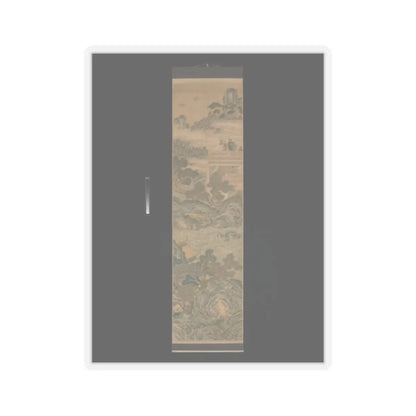 Unidentified artist - Mythical landscape with immortals - 19th century v7 - STICKER Vinyl Kiss-Cut Decal