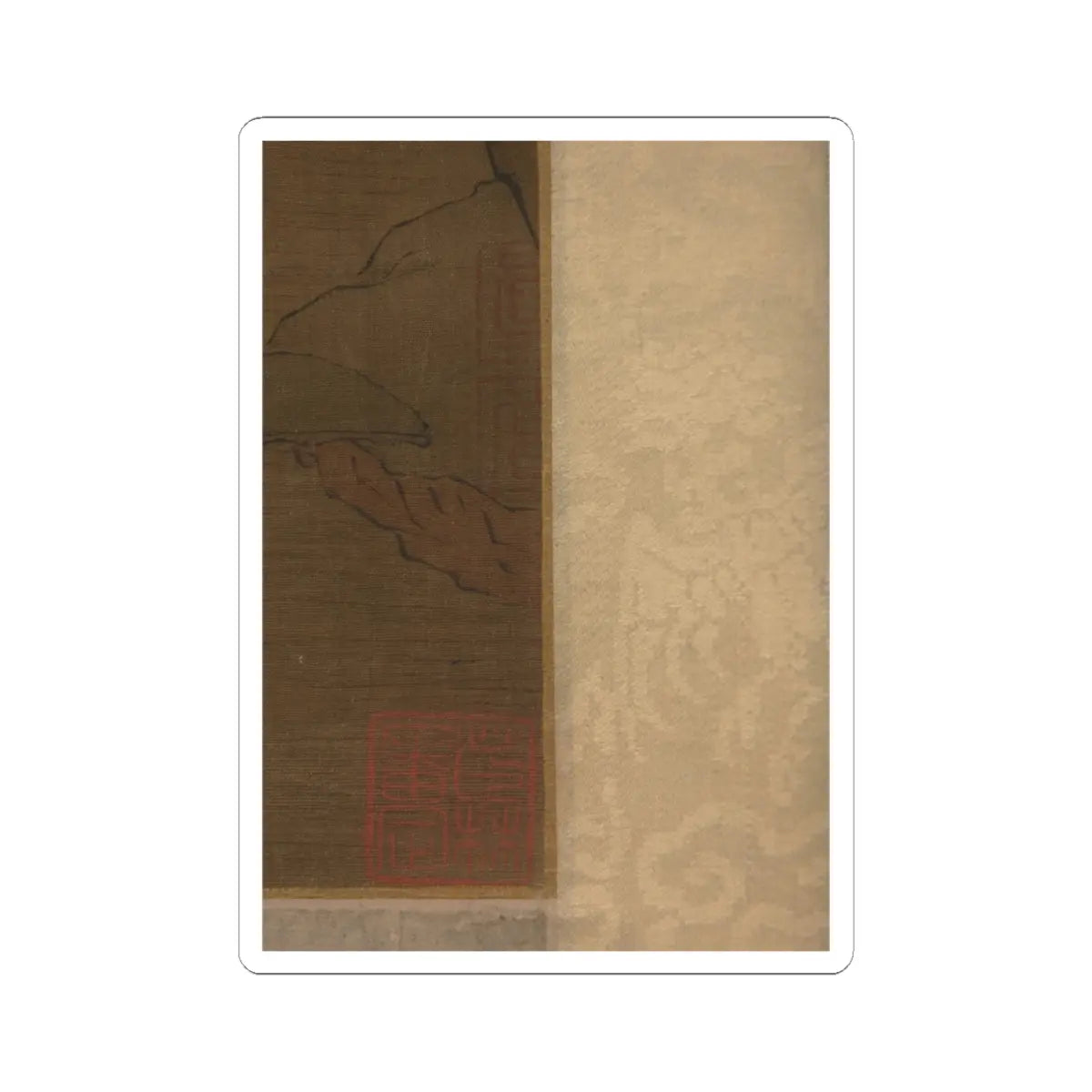 Unidentified artist - Orchid Pavilion or Lanting - unknown v10 - STICKER Vinyl Kiss-Cut Decal