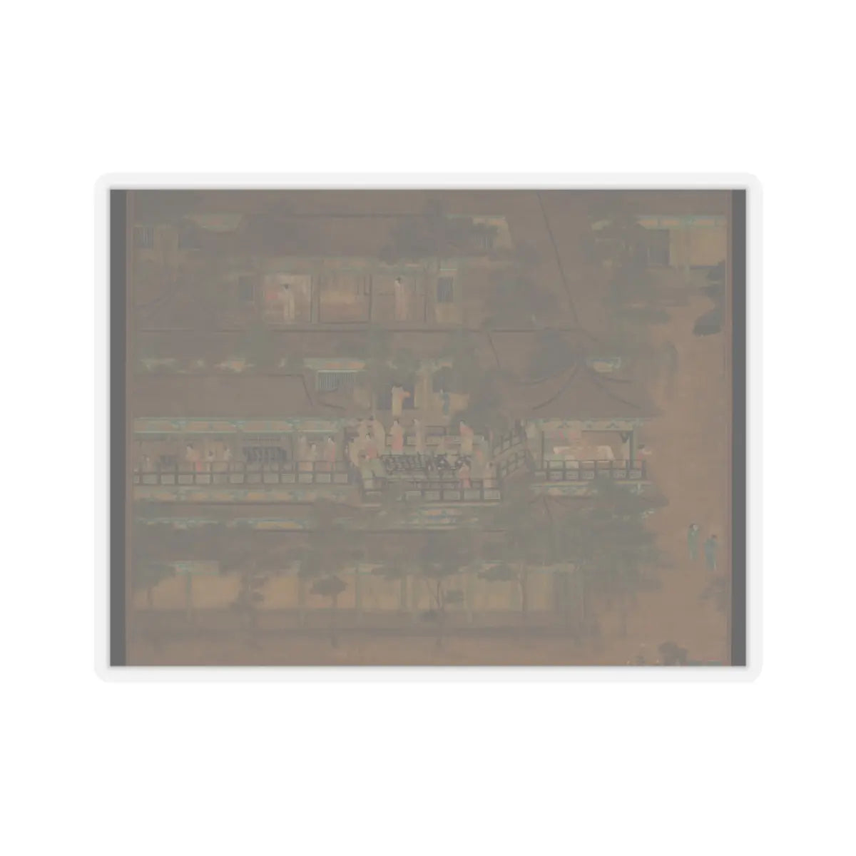 Unidentified artist - Palace banquet - unknown v8 - STICKER Vinyl Kiss-Cut Decal