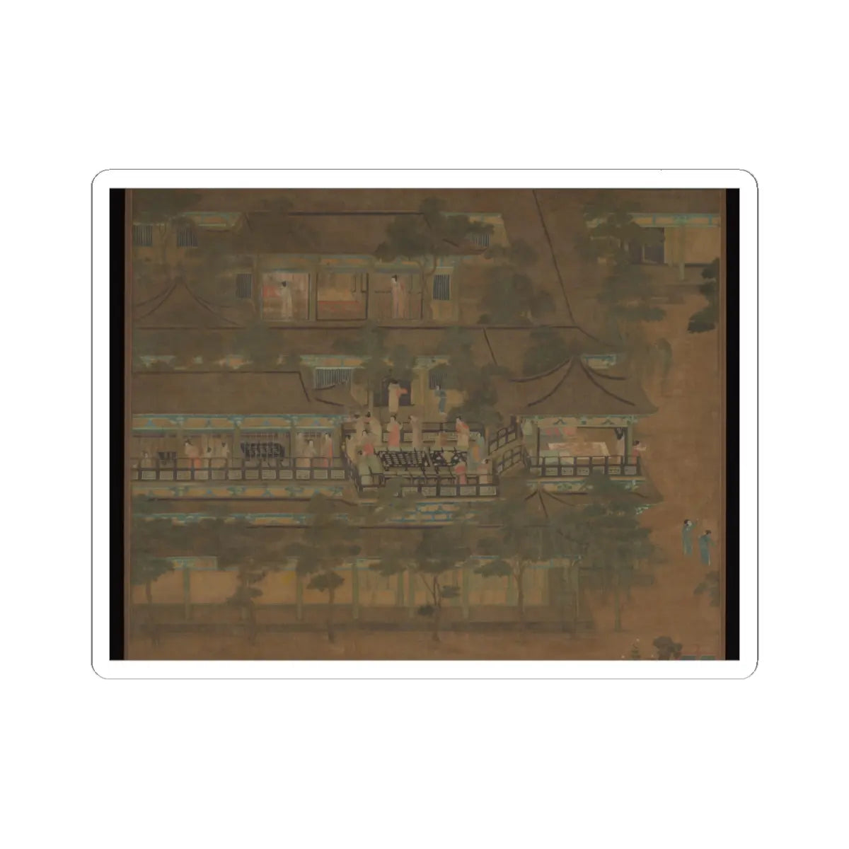 Unidentified artist - Palace banquet - unknown v8 - STICKER Vinyl Kiss-Cut Decal