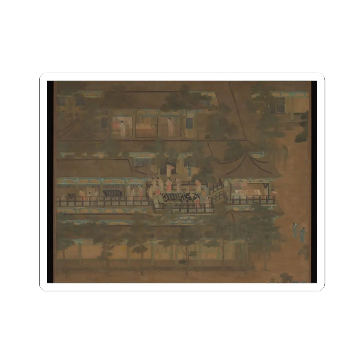 Unidentified artist - Palace banquet - unknown v8 - STICKER Vinyl Kiss-Cut Decal