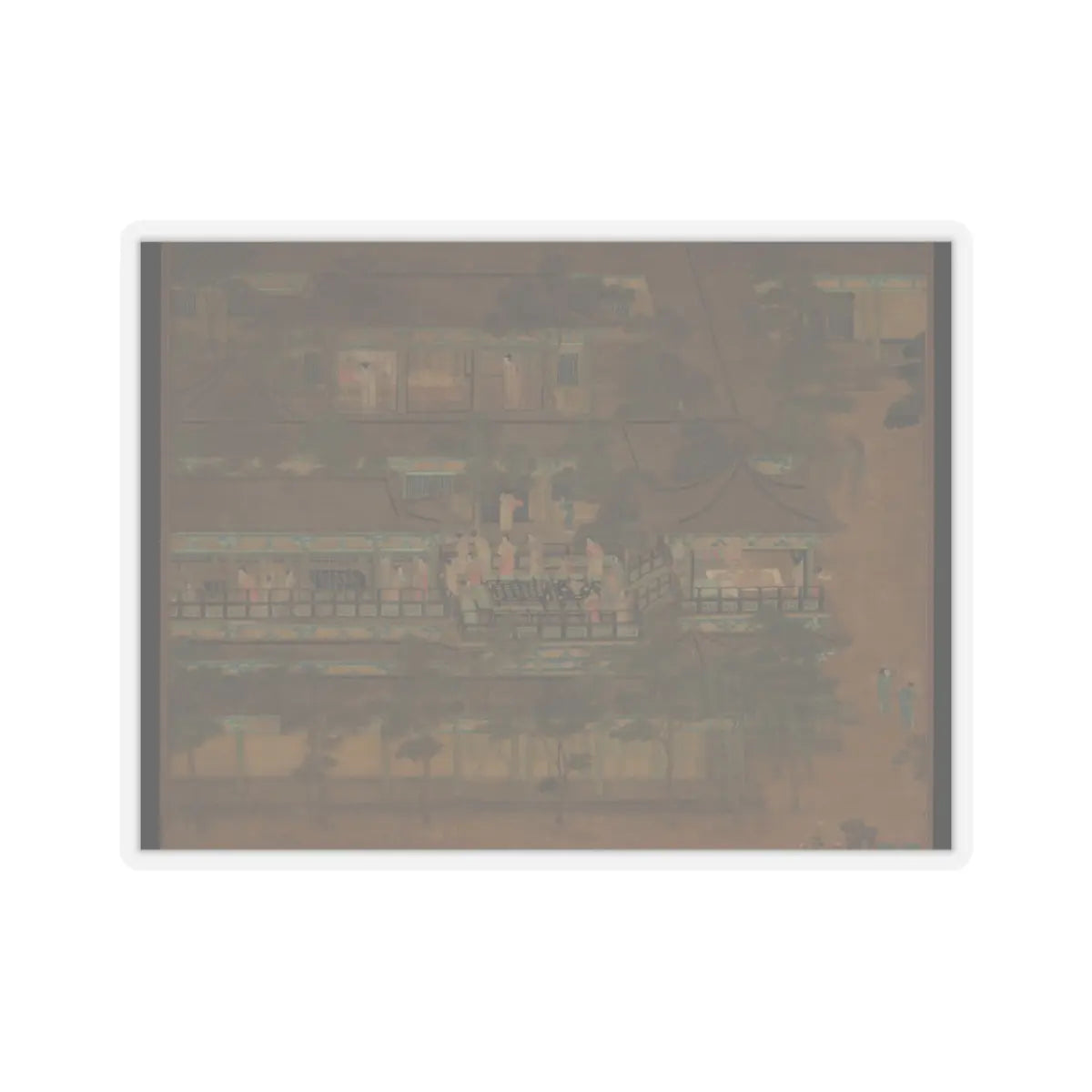 Unidentified artist - Palace banquet - unknown v8 - STICKER Vinyl Kiss-Cut Decal