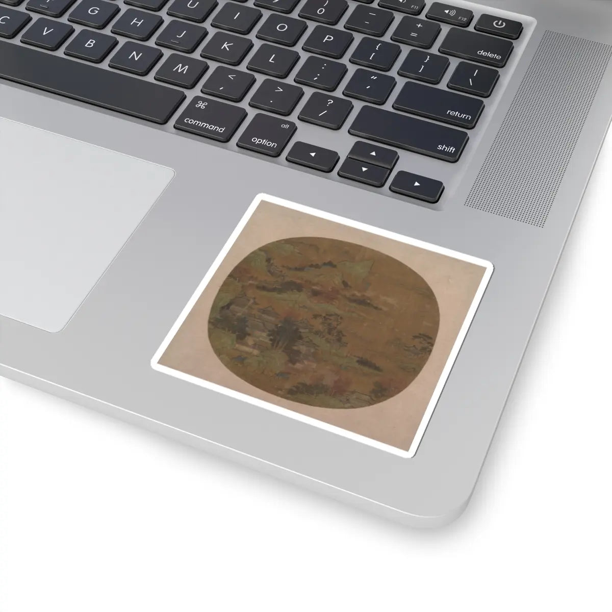 Unidentified artist - Palaces among Autumn Mountains - unknown - STICKER Vinyl Kiss-Cut Decal