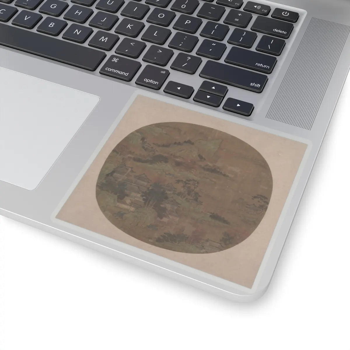 Unidentified artist - Palaces among Autumn Mountains - unknown - STICKER Vinyl Kiss-Cut Decal