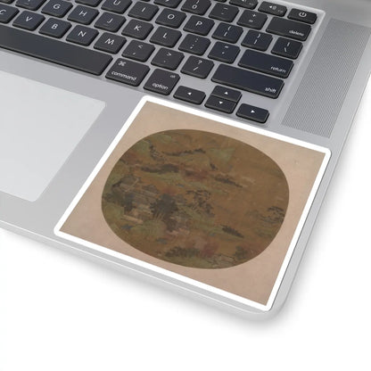 Unidentified artist - Palaces among Autumn Mountains - unknown - STICKER Vinyl Kiss-Cut Decal