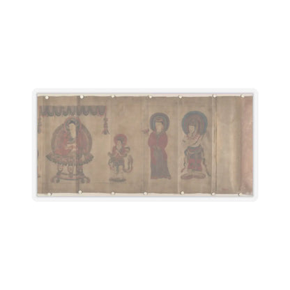 Unidentified artist - Part of a Buddhistic Sutra - dated 797 v3 - STICKER Vinyl Kiss-Cut Decal