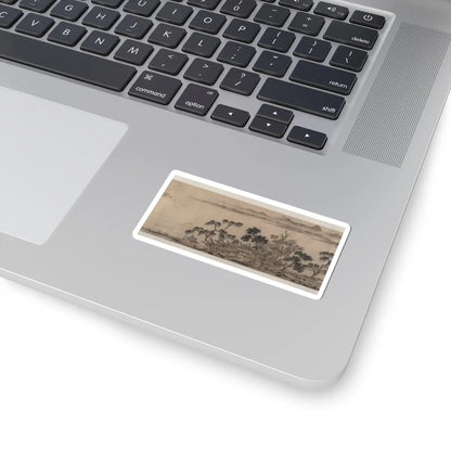 Unidentified artist - Pavilion of the Hovering Rainbow Bridge - 16th century v8 - STICKER Vinyl Kiss-Cut Decal