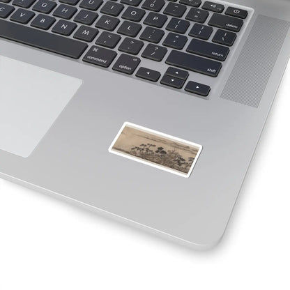 Unidentified artist - Pavilion of the Hovering Rainbow Bridge - 16th century v8 - STICKER Vinyl Kiss-Cut Decal