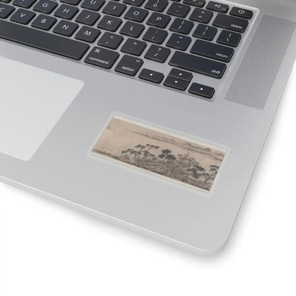 Unidentified artist - Pavilion of the Hovering Rainbow Bridge - 16th century v8 - STICKER Vinyl Kiss-Cut Decal