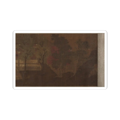 Unidentified artist - Pavilion with Figures - unknown v7 - STICKER Vinyl Kiss-Cut Decal