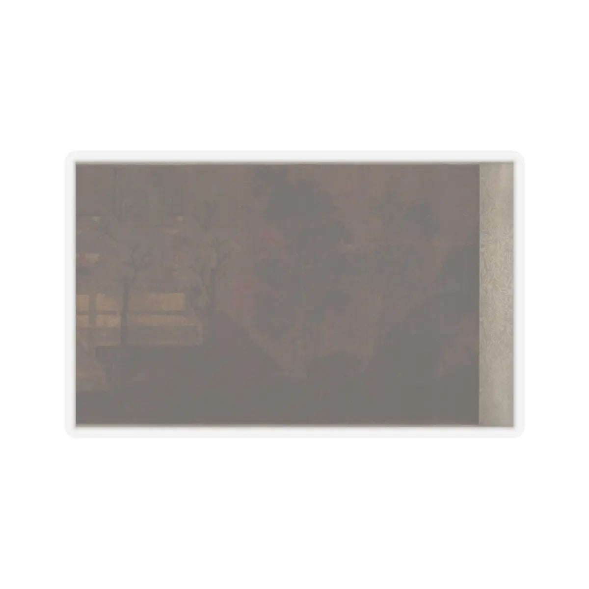 Unidentified artist - Pavilion with Figures - unknown v7 - STICKER Vinyl Kiss-Cut Decal