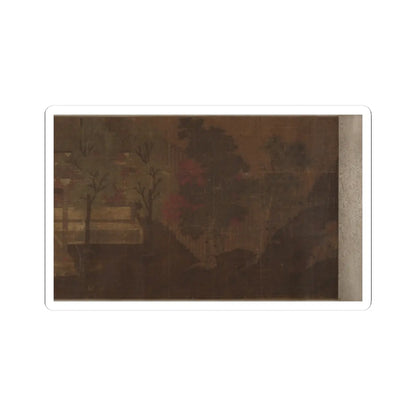 Unidentified artist - Pavilion with Figures - unknown v7 - STICKER Vinyl Kiss-Cut Decal