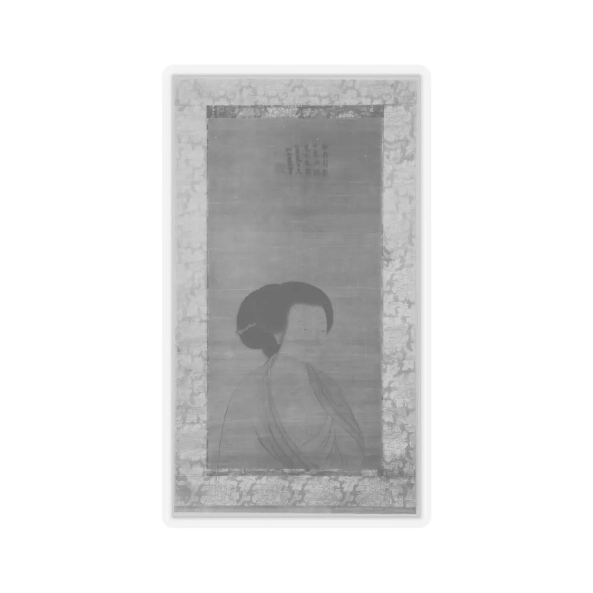Unidentified artist - Portrait of a Lady - 14th century - STICKER Vinyl Kiss-Cut Decal