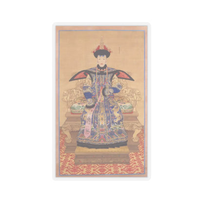 Unidentified artist - Portrait of a Qianlong Empress - 19th century v1 - STICKER Vinyl Kiss-Cut Decal