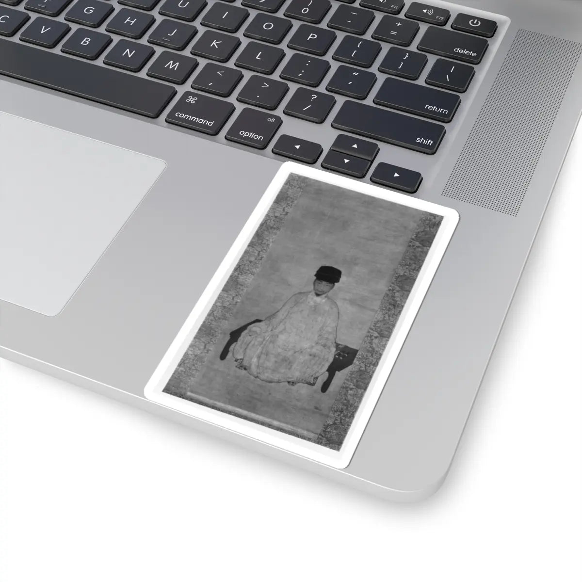Unidentified artist - Portrait of a Scholar - 17th–18th century - STICKER Vinyl Kiss-Cut Decal