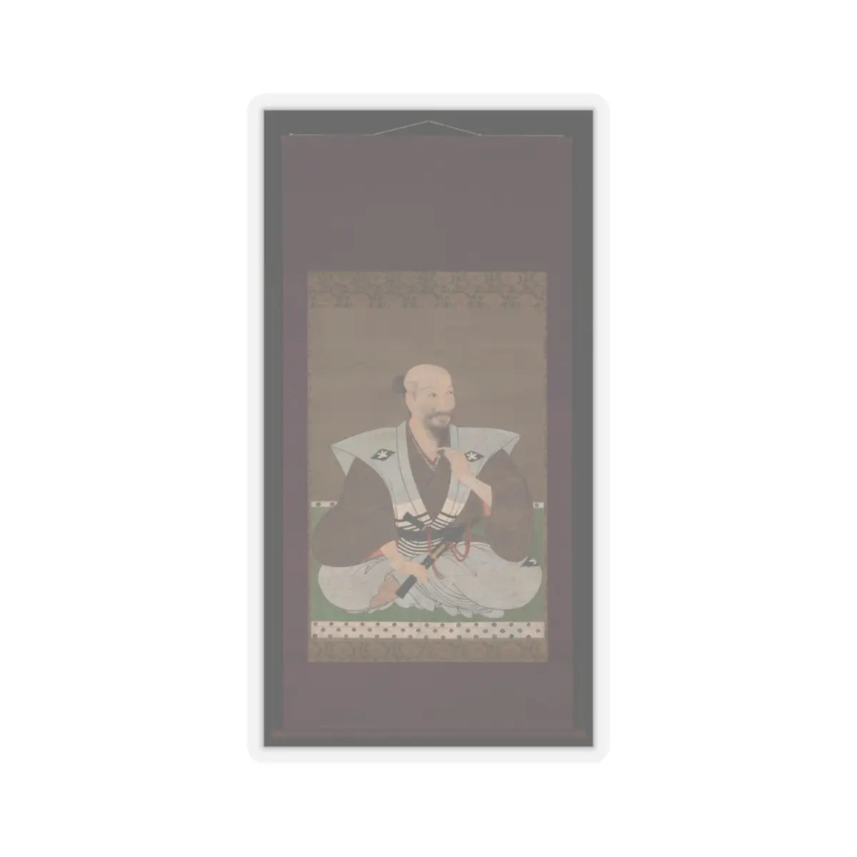 Unidentified artist - Portrait of a Warrior - late 16th century v2 - STICKER Vinyl Kiss-Cut Decal