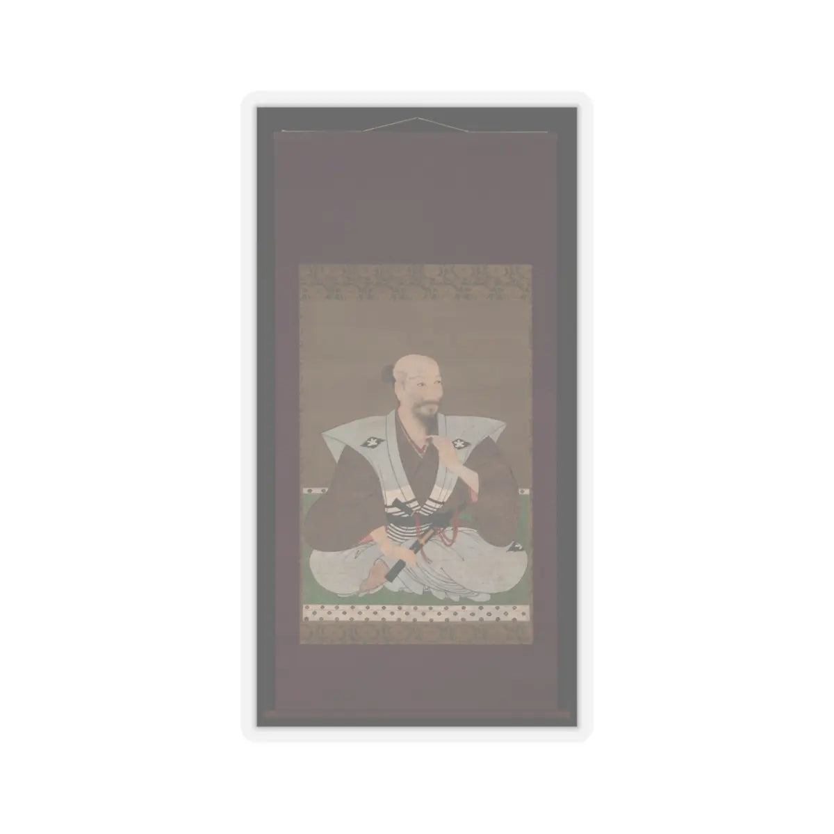 Unidentified artist - Portrait of a Warrior - late 16th century v2 - STICKER Vinyl Kiss-Cut Decal