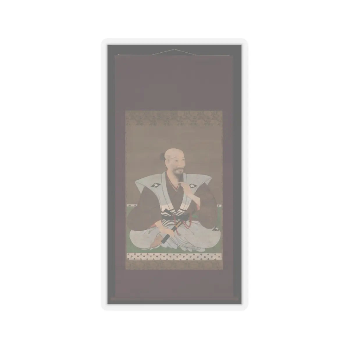 Unidentified artist - Portrait of a Warrior - late 16th century v2 - STICKER Vinyl Kiss-Cut Decal