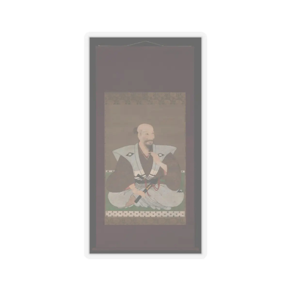 Unidentified artist - Portrait of a Warrior - late 16th century v2 - STICKER Vinyl Kiss-Cut Decal