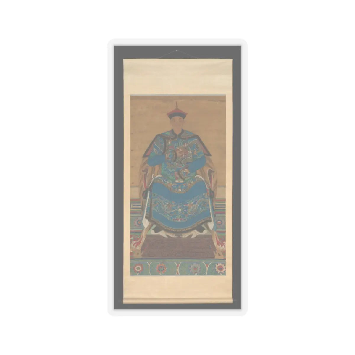 Unidentified artist - Portrait of Hoshan - 19th century v2 - STICKER Vinyl Kiss-Cut Decal